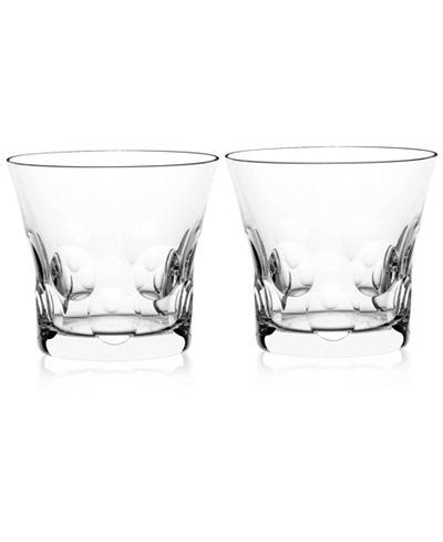 Baccarat Set of 2 Beluga Double Old Fashioned Glasses
