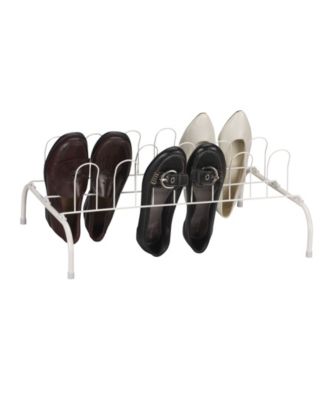 9-Pair Metal Wire Shoe Rack