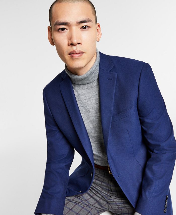 Bar III Men's SlimFit Solid Blazer, Created for Macy's & Reviews