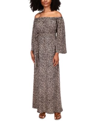 cheetah print maxi