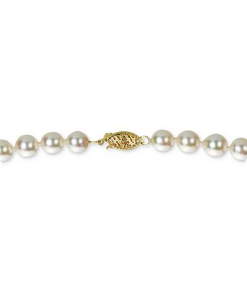 Macys on sale akoya pearls
