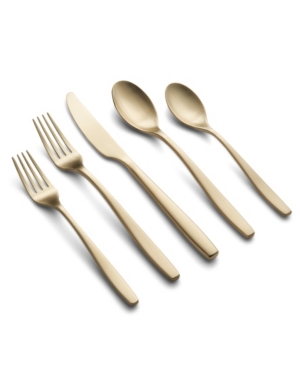 Cambridge January Satin 20-piece Flatware Set, Service For 4 In Champagne Gold- Tone