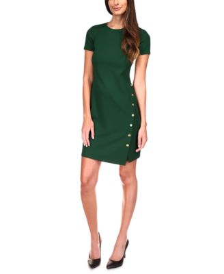 michael michael kors side snap mini dress