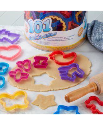 Wilton - 101-Piece Alphabet, Numbers and Holiday Plastic Cookie Cutters