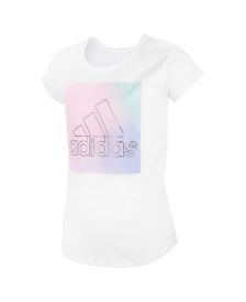 Big Girls Short Sleeve Tie Dye Scoop Neck Graphic Tee