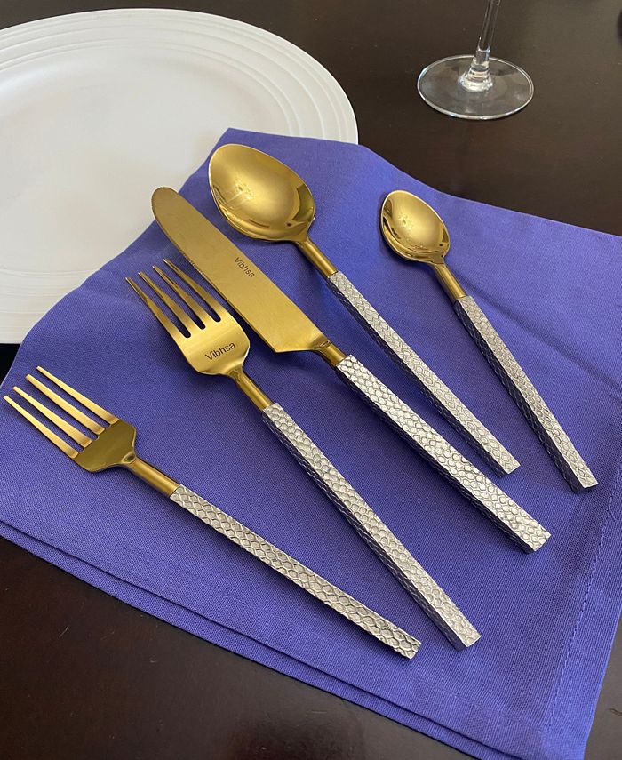 Vibhsa 5 Piece Flatware Set Macy's