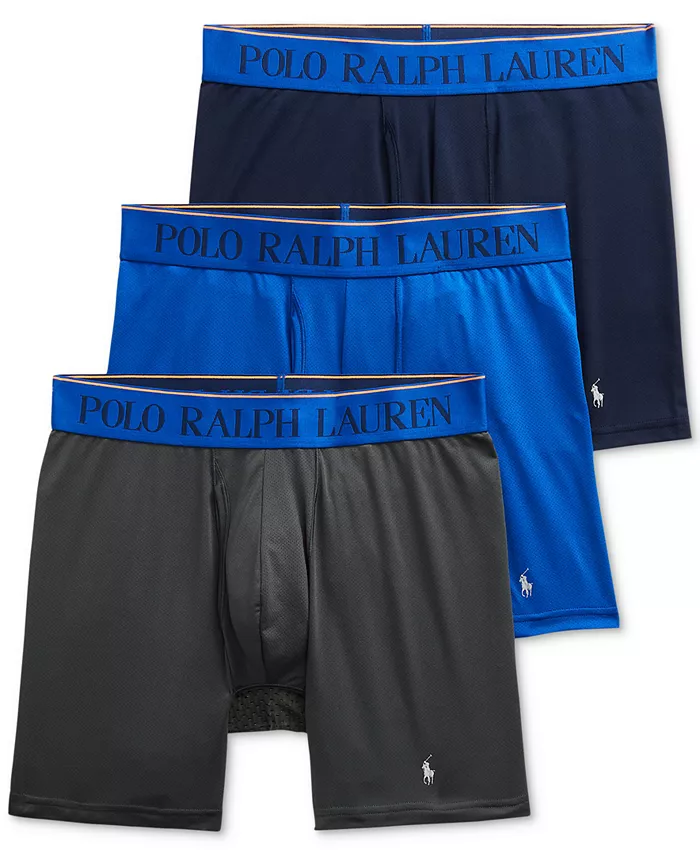 Men's 3-Pack Flex Performance Air Boxer Briefs