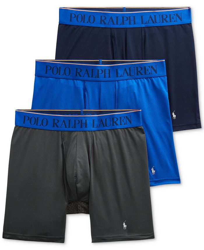 Polo Ralph Lauren 4D-Flex Stretch Cotton Trunk 3-Pack, XL, White/Grey/Black  : : Clothing, Shoes & Accessories