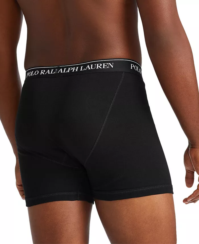 Men's 3-Pack Big & Tall Cotton Boxer Briefs - thumbnail 3