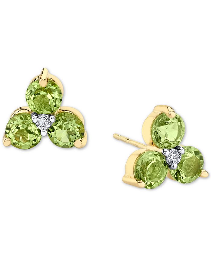 Macy's peridot hotsell earrings