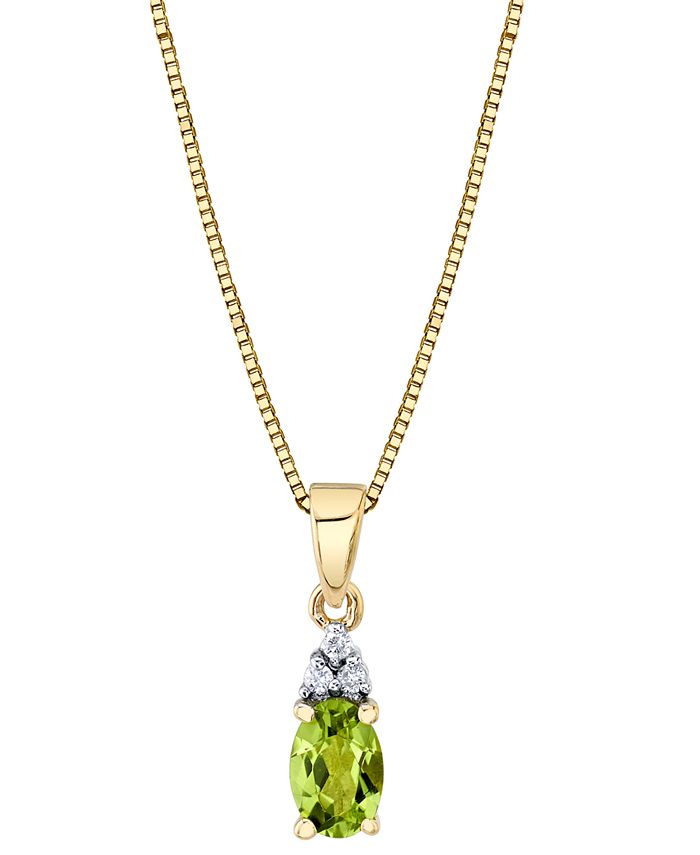 Macys peridot jewelry on sale