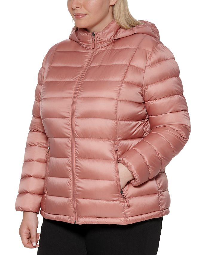Charter Club Women's Plus Size Hooded Packable Down Puffer Coat, Created for Macy's & Reviews