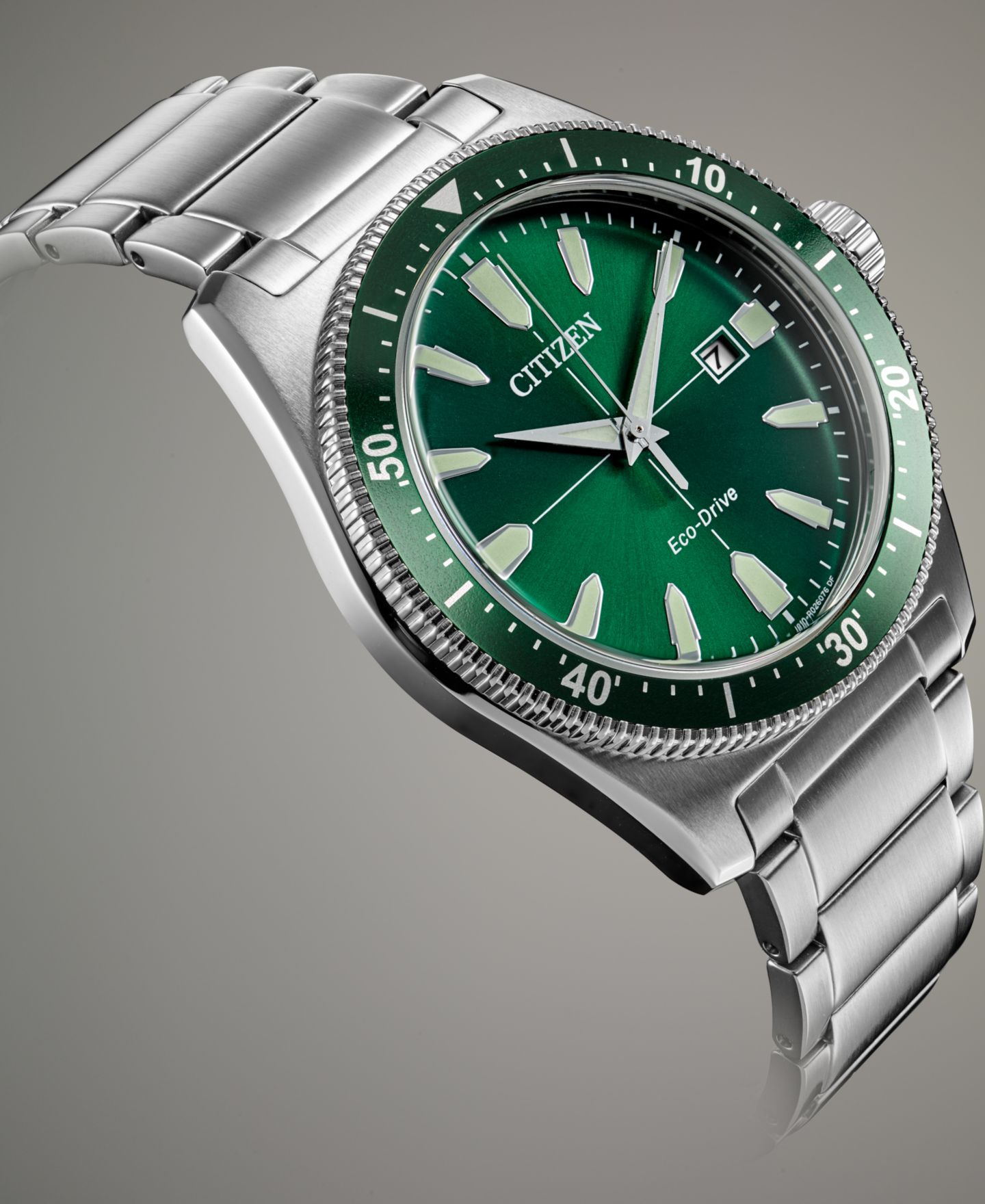 Мужские часы Citizen Eco-Drive Brycen Stainless Steel Bracelet Watch 43mm — фото 3