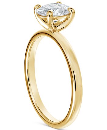 De Beers Forevermark - Diamond Solitaire Oval-Cut Diamond Engagement Ring (1/2 ct. t.w.) in 14k Gold