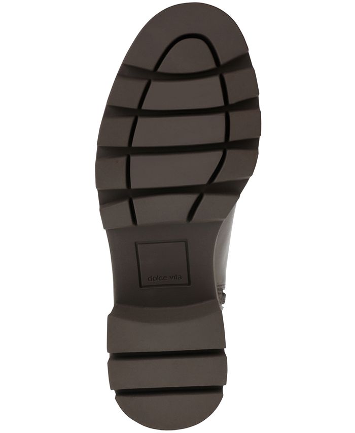 dv dolce vita nicole lug sole leather ankle boot