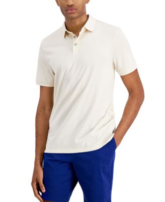Calvin Klein - Men's Liquid Touch Dot Jacquard Polo Shirt