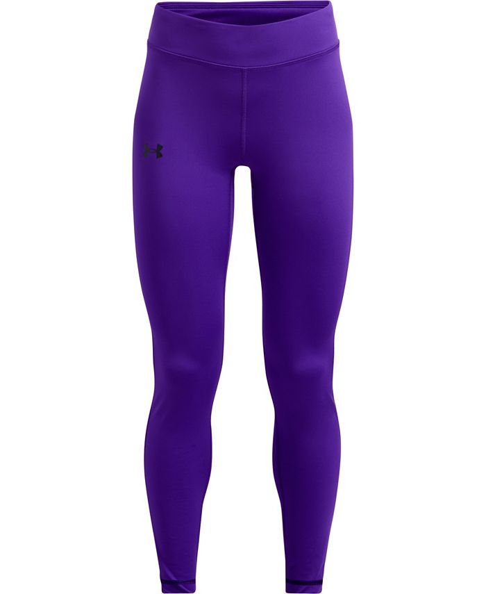 Under Armour Big Girls Armour Printed Ankle Crop Leggings - Macy's
