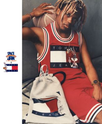 Tommy Hilfiger Tommy Hilfiger Men's Space Jam: A New Legacy x Tommy Jeans Bugs Bunny Flag Drawstring Backpack 