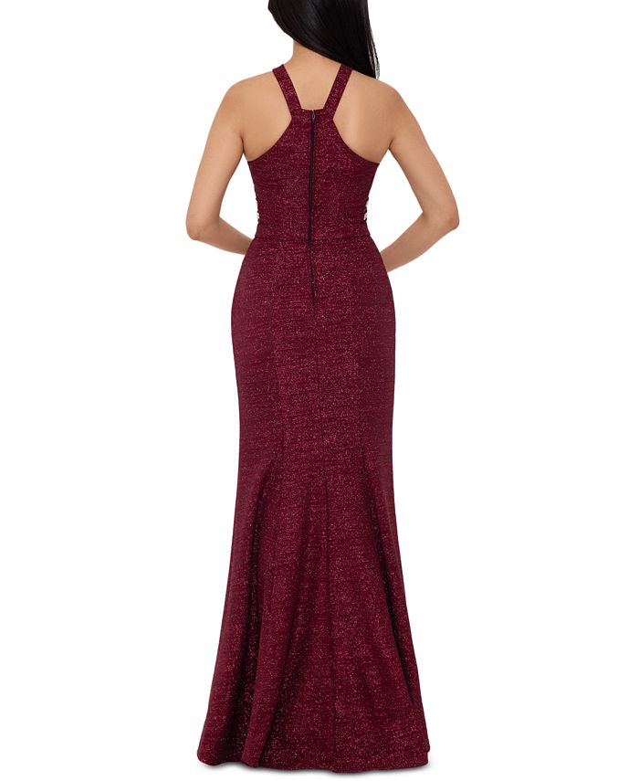 XSCAPE GlitterKnit Gown Macy's