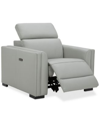 CLOSEOUT! Jenneth 41" Leather Recliner