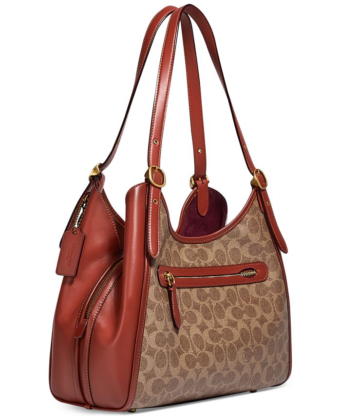 COACH Lori Shoulder Bag In Signature Canvas & Reviews Handbags