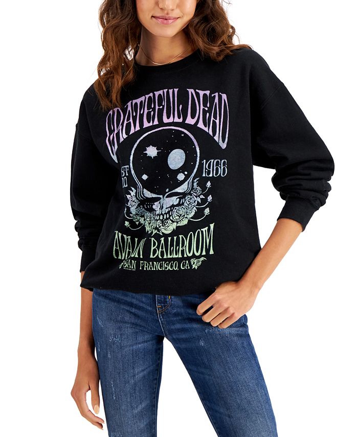 Junk Food Grateful Dead Graphic-Print Sweatshirt & Reviews - Sweaters -  Juniors - Macy's
