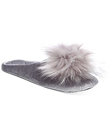 Women's Pom Pom Boxed Slippers, Created for Macy's
