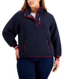 Plus Size Fleece Pullover