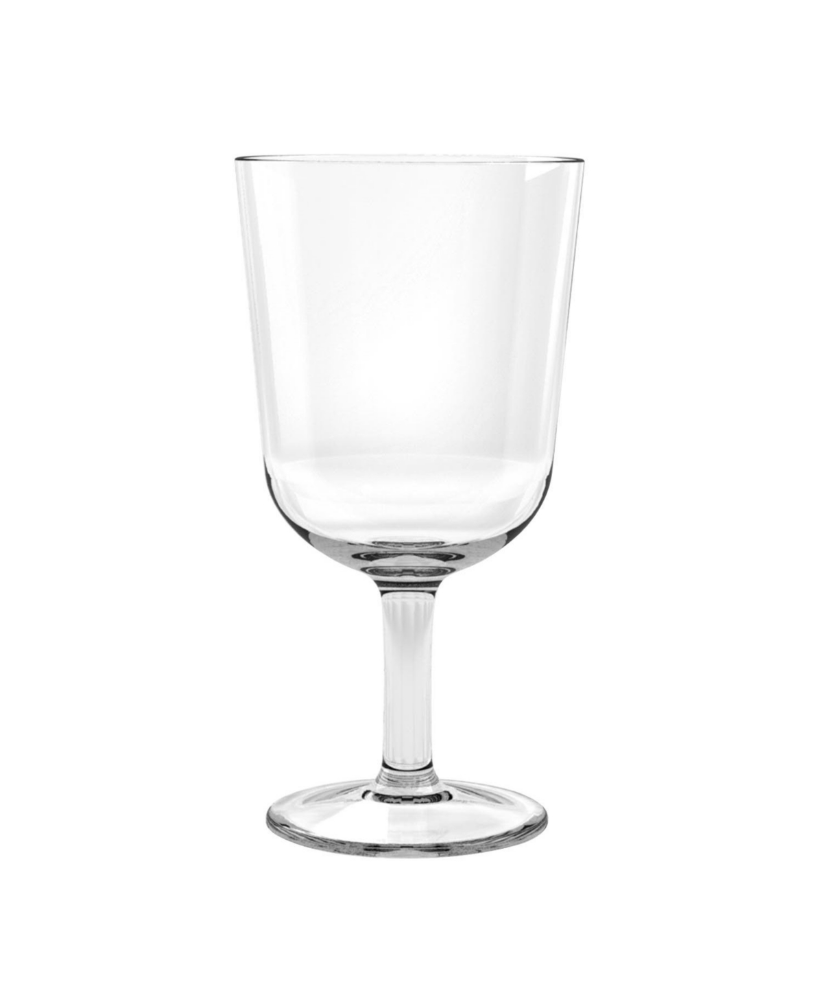 Simple Wine Glass, Clear, 16 oz., Premium Plastic, Set of 6 - Clear