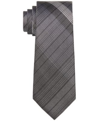 Calvin Klein - Men's Digitize Slim Plaid Tie