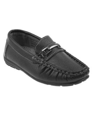 Little Boys Loafer Easy Slip-on Metal Accent Classic Style Formal Wear Comfort Fit Durable