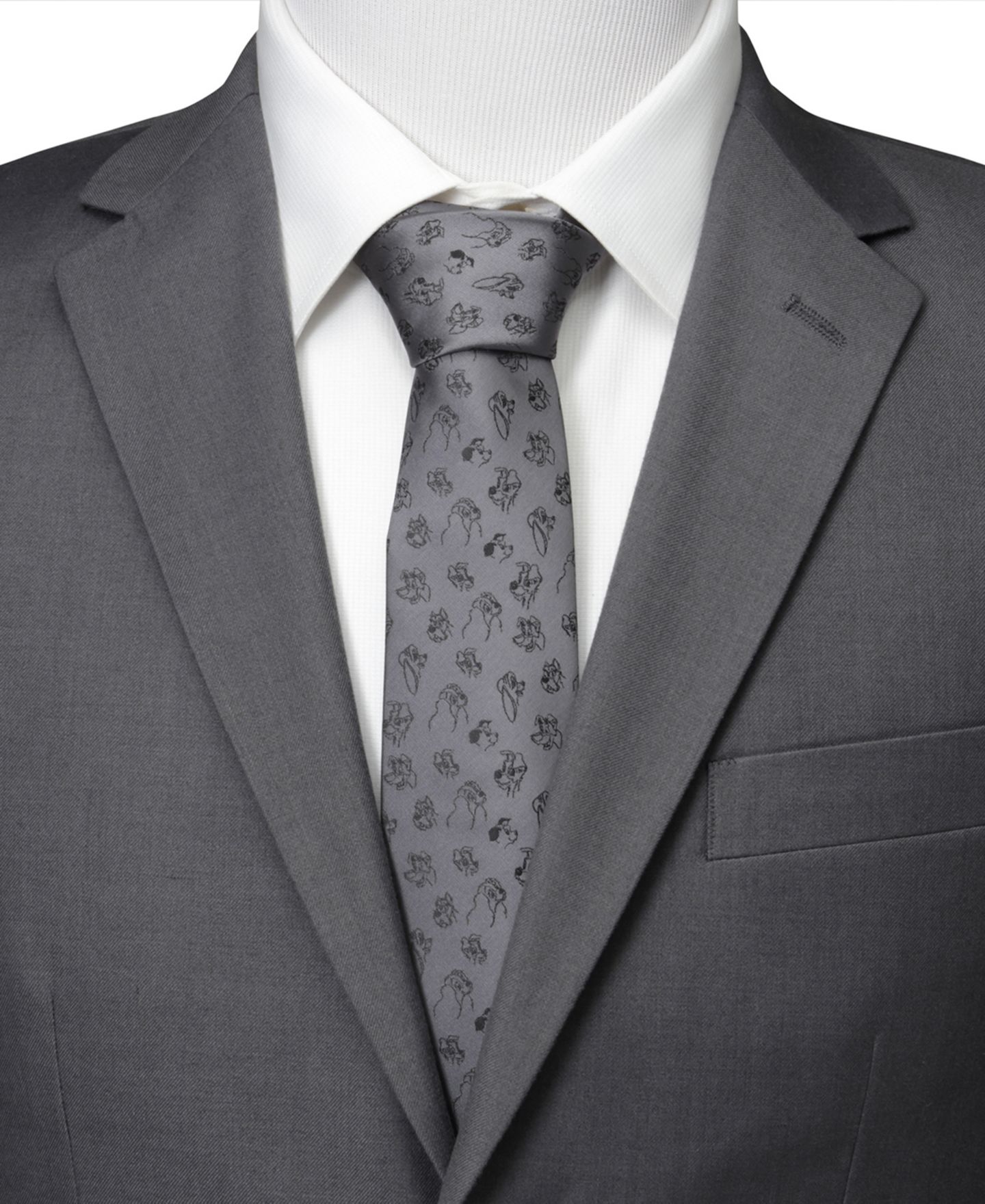 Мужской галстук Disney Dog Print Tie — фото 5