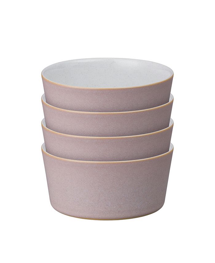 Denby - Impression Pink Set of 4 Straight Bowls