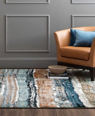 CLOSEOUT! Epiphany Colorful Waves Area Rug