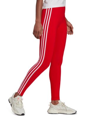 adidas pants red and white