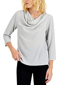 Shine Cowl-Neck Top, Created for Macy's