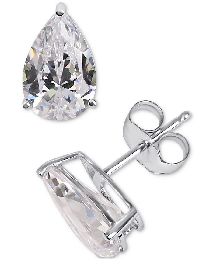 Macy's cubic zirconia stud earrings cheap