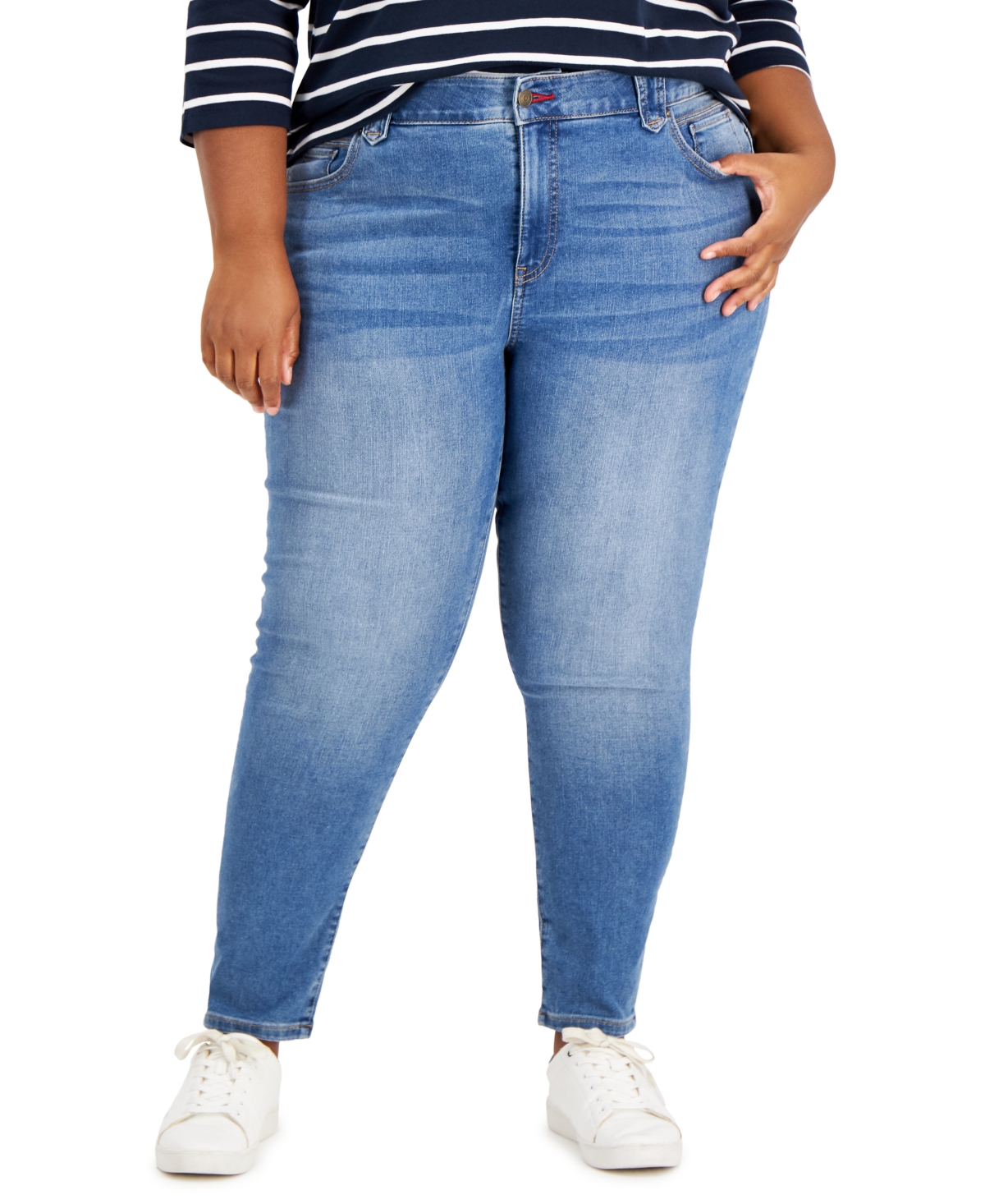 Th Flex Plus Size Waverly Jeans - Chesapeake Wash