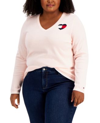 tommy hilfiger plus size sweaters