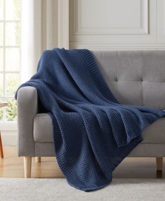 Photo 1 of Kindred Home Honeycomb Knitted Throw, 50" x 60"