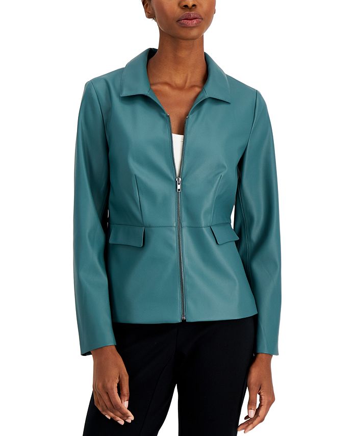 Alfani Pleather Jacket, Created for Macy's - Macy's