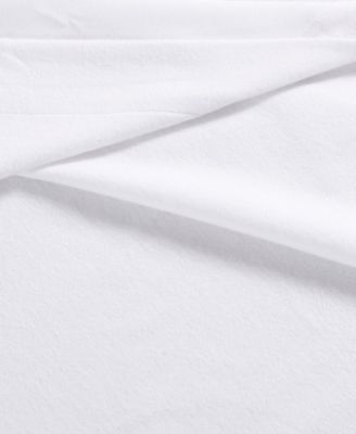 Solid 100% Cotton Brushed Flannel 3-Pc. Sheet Set, Twin