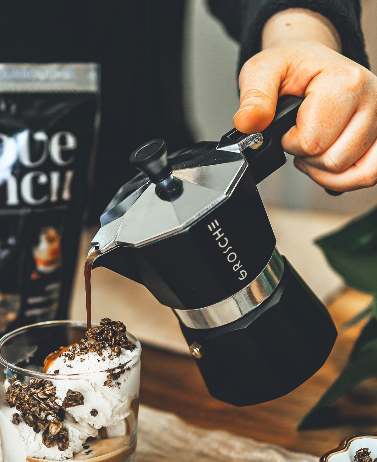Grosche Milano Stovetop Espresso Maker Moka Pot 6 Espresso Cup Size