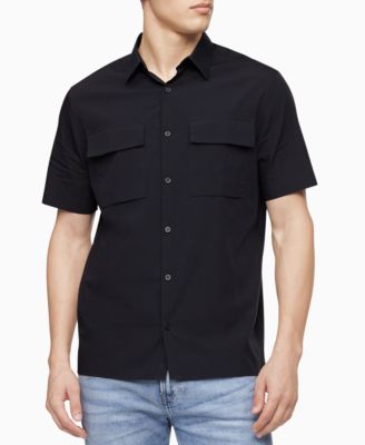 calvin klein double pocket shirt