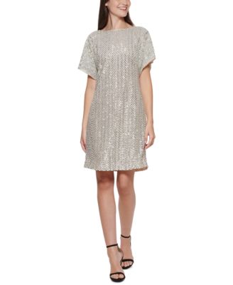 Vince Camuto Sequined Sheath Dress