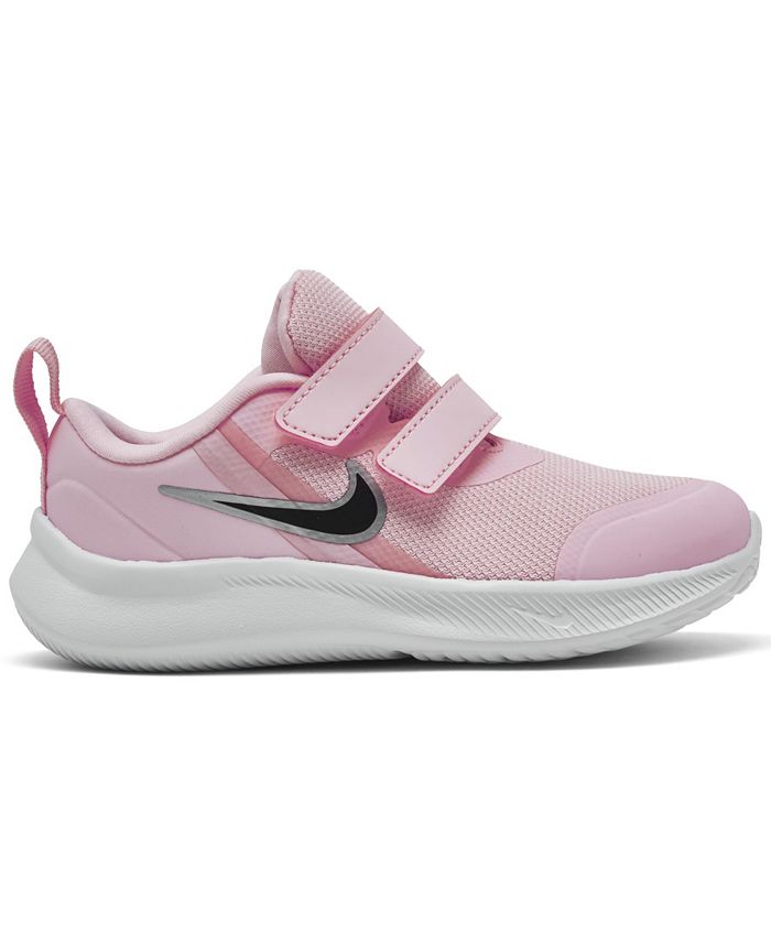 Nike Toddler Girls Star Runner 3 Stay-Put Running Sneakers from Finish ...
