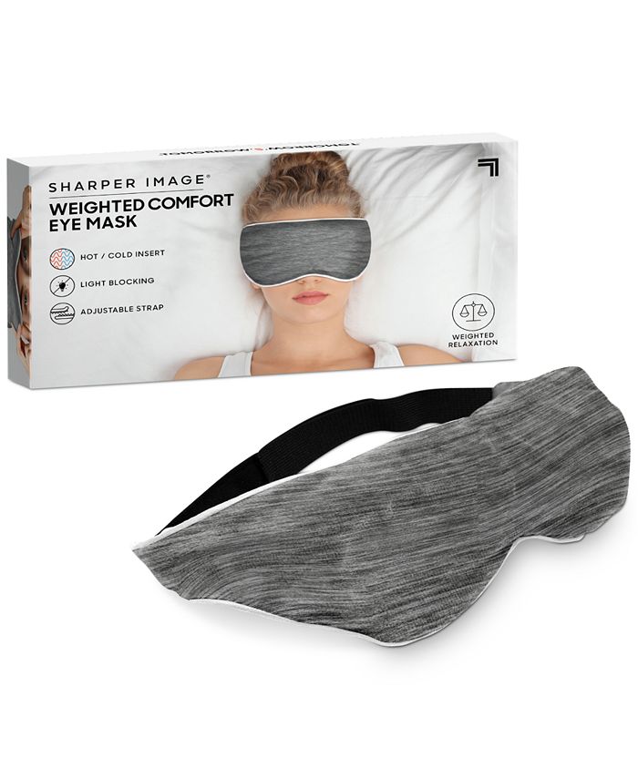 Sharper Image Weighted Comfort Eye Mask Macy's