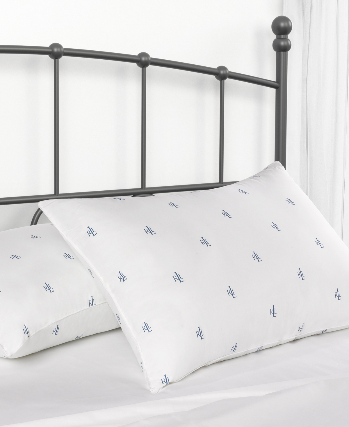 Lauren Ralph Lauren Logo Medium Density 2-Pack Pillows, Standard/Queen