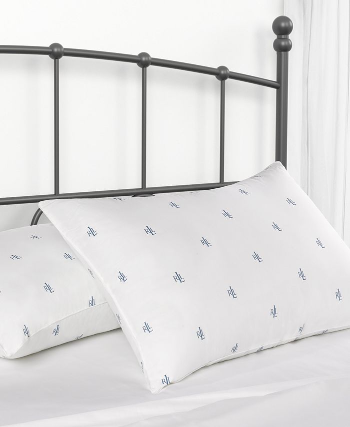 Lauren Ralph Lauren Logo Medium Density 2-Pack Pillows, Standard/Queen &  Reviews - Home - Macy's