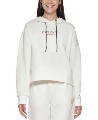 dkny sport white hoodie